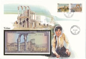 Libanon 1986. 10L felbélyegzett borítékban, bélyegzéssel T:UNC
Lebanon 1986. 10 Livres in envelope ...
