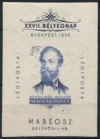 1954 Bélyegnap - Jókai Mór vágott blokk (20.000)