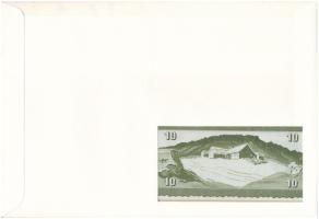 Feröer-szigetek 1949. 10K felbélyegzett borítékban, bélyegzéssel, német nyelvű leírással T:UNC
Faro...