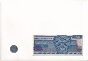 Mexikó 1990. 50P acél + 1981. 50P "Benito Juárez" felbélyegzett borítékban, bélyegzéssel, ...