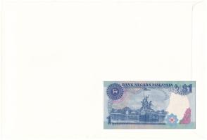 Malajzia 1981-1983(DN) 1R felbélyegzett borítékban, bélyegzéssel T:UNC
Malaysia 1981-1983(ND) 1 Rin...