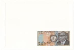 Lesotho 1989. 2M felbélyegzett borítékban, bélyegzéssel T:UNC
Lesotho 1989. 2 Maloti in envelope wi...