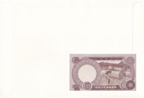 Nigéria 1973-1978(DN) 50K felbélyegzett borítékban, bélyegzéssel T:UNC
Nigeria 1973-1978(ND) 50 Kob...