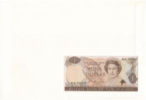 Új-Zéland 1985-1989. 1$ borítékban, alkalmi bélyeggel és bélyegzéssel T:UNC
New Zealand 1985-1989. ...