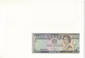 Fidzsi-szigetek 1987. 1$ borítékban, alkalmi bélyeggel és bélyegzéssel T:UNC
Fiji 1987. 1 Dollar in...