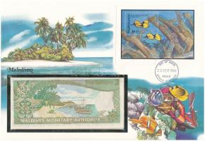 Maldív-szigetek 1983. 2R felbélyegzett borítékban, bélyegzéssel T:UNC
Maldives 1983. 2 Rufiyaa in e...
