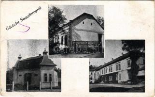 1943 Nagydorog, Hitelszövetkezet, kastély. Fischl A. és fia kiadása (kopott sarkak / worn corners)