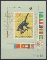1962 Labdarúgó VB I. - Chile vágott blokk (6.000)