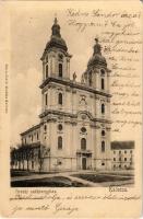 1902 Kalocsa, Érseki székesegyház. Stern Jakab kiadása. A képeslap címzettje Dr. Esterházy Sándor ka...