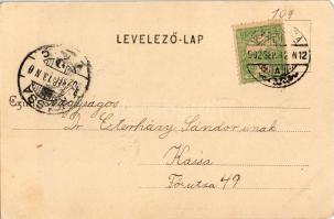 1902 Kalocsa, Érseki székesegyház. Stern Jakab kiadása. A képeslap címzettje Dr. Esterházy Sándor ka...