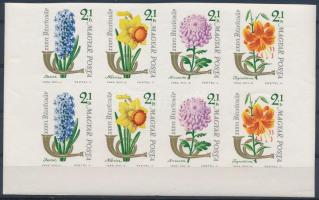 1963 Bélyegnap - Virág IV. 2 db vágott összefüggő csík (7.000)