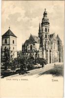 Kassa, Kosice; Dóm és Urbán torony. Divald Károly 792. sz. / cathedral and tower