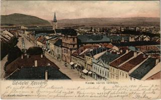 1900 Kassa, Kosice; város látképe. Breitner Mór kiadása / general view (vágott / cut)