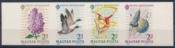 1964 Bélyegnap vágott ívszéli csík