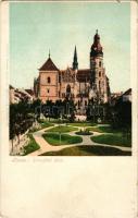 Kassa, Kosice; Erzsébet dóm. Cattarino kiadása Eperjesen / dom (kis szakadás / small tear)