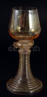 cca 1880-1900, 2 darab römer pohár, m: 17 cm