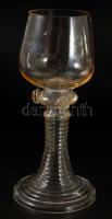 cca 1880-1900, 2 darab römer pohár, m: 17 cm