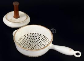Antik passzírozó. Osztrák, 19. sz. közepe - második fele, repedésvonallal, h: 29 cm