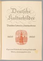 1934 Deutsche Kulturbilder német történelmet és kultúrát felvonultató cigarettakép gyűjtemény 300 ké...