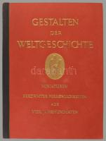 1933 Gestalten der Weltgeschichte. A német és világtörténelmet és kultúrát felvonultató cigarettakép...