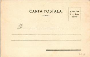 Román bélyegek és címer / Romanian stamps and coat of arms. Carte philatelique Ottmar Zieher No. 32....