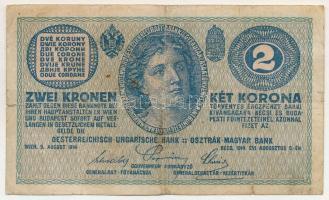 1914. 2K "C 1591 134393" T:VG
Hungary 1914. 2 Korona "C 1591 134393" C:VG
Krau...