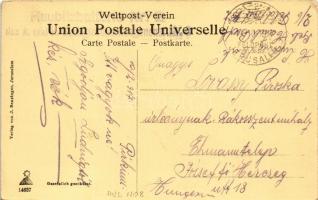 1917 Jerusalem, Kaiserin Auguste Viktoria-Stiftung auf dem Ölberg. Pförtnerhaus. J. Benzinger / Augu...