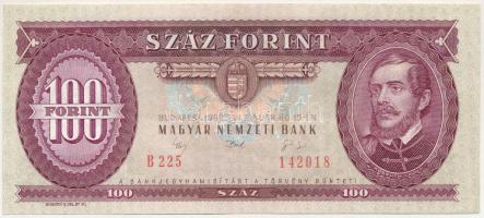 1992. 100Ft "B 225 142018" T:F szép papír
Adamo F35