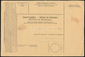 ~1890 Használatlan Nemzetközi Postautalvány