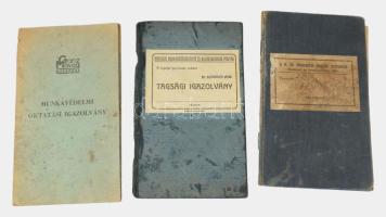 ca 1920-1960 50 db klf igazolvány