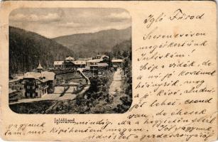 1910 Iglófüred, Bad Zipser Neudorf, Spisská Nová Ves Kupele, Novovesské Kúpele; szálloda, fürdő / vi...