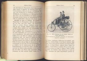 1922 A Technika Csodái német nyelvű könyv sok képpel és műszaki ábrákkal