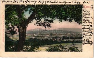 1903 Kassa, Kosice; látkép. Eschwig Ed. F. kiadása, Hajts Kornél felvétele / general view (EB)
