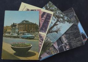 100 db MODERN színes magyar város képeslap / 100 modern coloured Hungarian town postcards