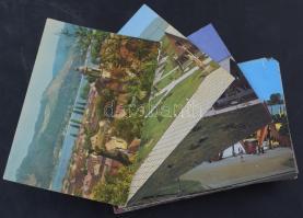 100 db MODERN színes magyar város képeslap / 100 modern coloured Hungarian town postcards