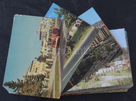 100 db MODERN színes magyar város képeslap / 100 modern coloured Hungarian town postcards