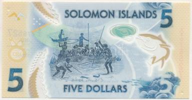 Salamon-szigetek DN(2022) 5$ "A/5 076527" T:UNC
Solomon Islands ND(2022) 5 Dollars "...