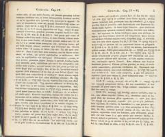 1835 Ótestamentum magyarázata, latin nyelven az eredeti héber szövegből, jó állapotban