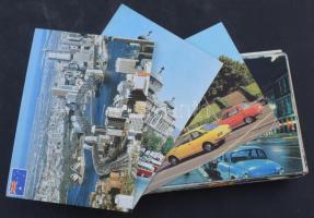 100 db MODERN színes külföldi város képeslap / 100 modern coloured foreign town postcards