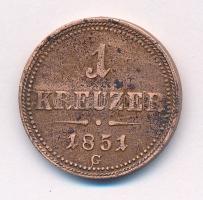 1851G 1kr Cu "Nagybánya" T:XF patina
Adamo M4