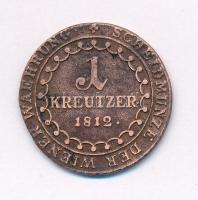 1812B 1kr Cu "I. Ferenc" T:VF,F
Krause KM#2112