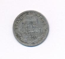 1870KB 10kr Ag "Váltó Pénz" T:XF patina
Adamo M10.1