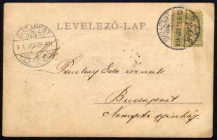 1904 A Nemzeti Színház fiatal színészeinek csoportképe, fotólap, Paulay Ede (1873-1927), a Nemzeti S...