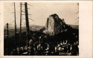1941 Egyes-kő, Egyeskő, Piatra Singuratica (Balánbányai havasok, Balan); Seiwarth foto (b)