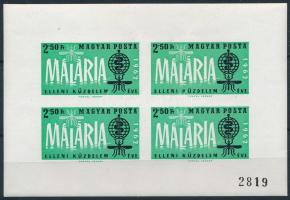 1962 Malária elleni küzdelem vágott kisív (7.000)