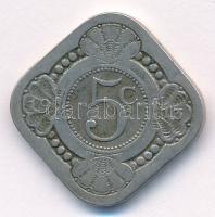Hollandia 1913. 5c Cu-Ni T:XF
Netherlands 1913. 5 Cents Cu-Ni C:XF
Krause KM#153