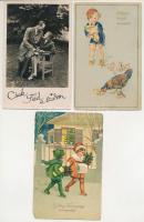 65 db RÉGI vegyes motívumlap / 65 pre-1945 mixed motive postcards