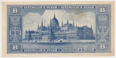 1946. 100.000.000BP T:F fo.
Hungary 1946. 100.000.000 B.-Pengő (Billion Pengő) C:F spotted
Adamo P...
