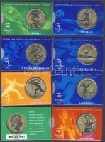 Ausztrália 2000 5$ 10klf db "Sidney-i olimpia" Mindegyik eredeti díszcsomagolásban! T:BU