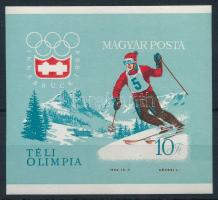 1964 Téli Olimpia (II.) - Innsbruck vágott blokk (6.000)